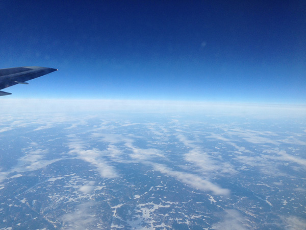 The earth really is round!